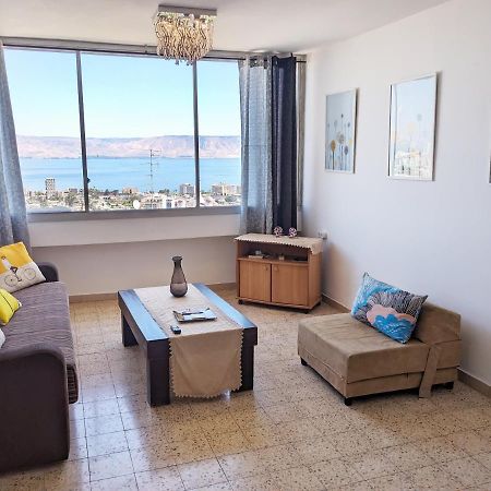 1Bdrm Apt With Panoramic View Of Sea And Mountains Tyberiada Zewnętrze zdjęcie