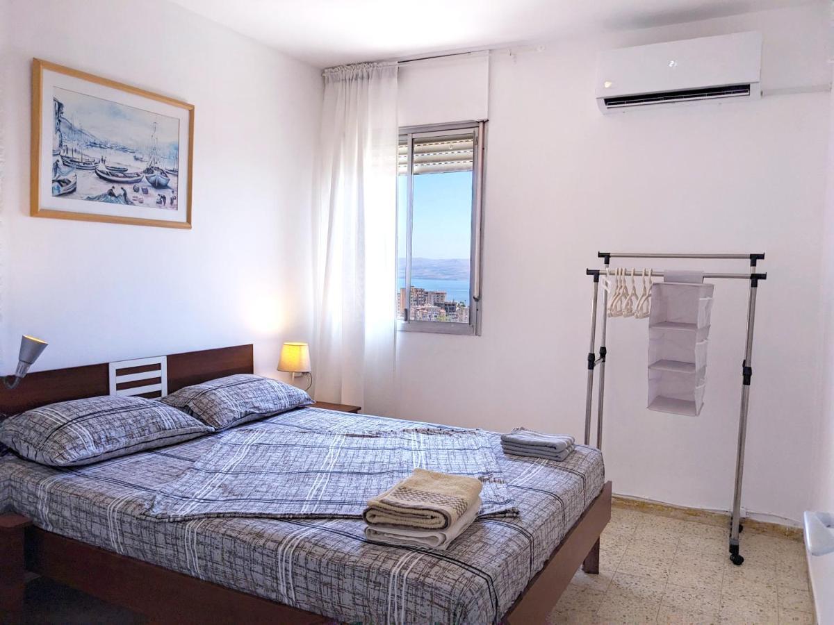 1Bdrm Apt With Panoramic View Of Sea And Mountains Tyberiada Zewnętrze zdjęcie
