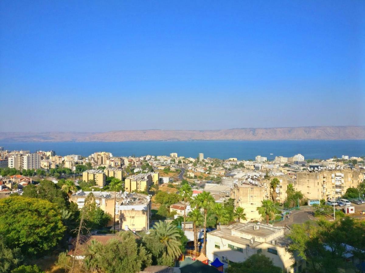 1Bdrm Apt With Panoramic View Of Sea And Mountains Tyberiada Zewnętrze zdjęcie